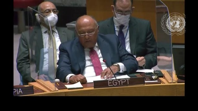 وزير الخارجية أمام مجلس الأمن : 100 مليون مصري يواجهون تهديدا وجوديا بسبب سد النهضة