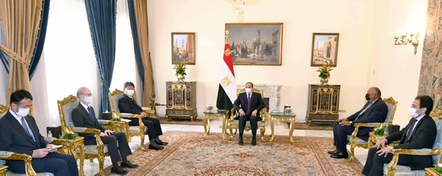 الرئيس السيسى يهنئ وزير خارجية اليابان على نجاح استضافة الأولمبياد