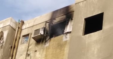 المعمل الجنائى يفحص الأدلة لتحديد أسباب حريق عقار الطريق الدائرى بالجيزة