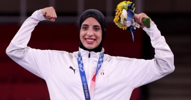 فريال أشرف: تكريم الرئيس السيسي الأعز إلى قلبى.. ولعبت كاراتيه بالصدفة 
