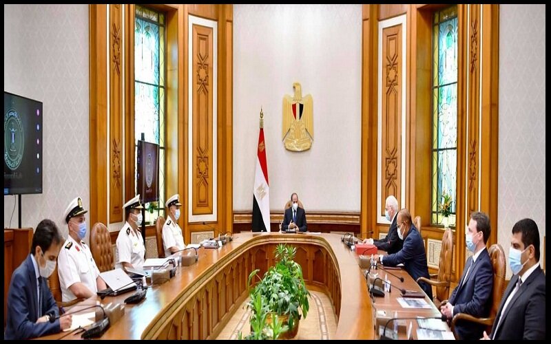 الرئيس السيسي يستقبل رئيس شركة لورسن الألمانية العالمية للصناعات البحرية

