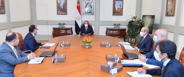 الرئيس السيسي يطلع على الموقف التنفيذي لسد 