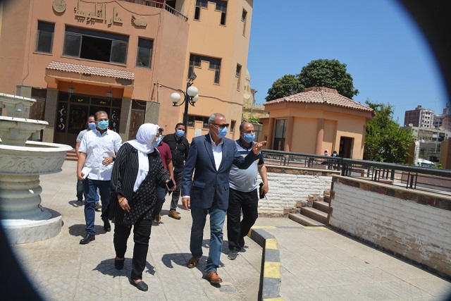 محافظة القليوبية يقوم بجولة تفقدية على عدد من المشروعات بمدينتي بنها وشبرا الخيمة  