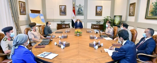 السيسي يوجه بأن تتسم التصميمات الهندسية للمؤسسات بالعاصمة الإدارية بالعراقة والإرث الحضاري لمصر