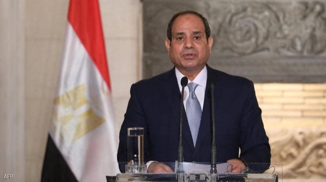 السيسي يشارك  عبرالفيديو كونفرنس في المؤتمر الدولي لدعم الشعب اللبنانى