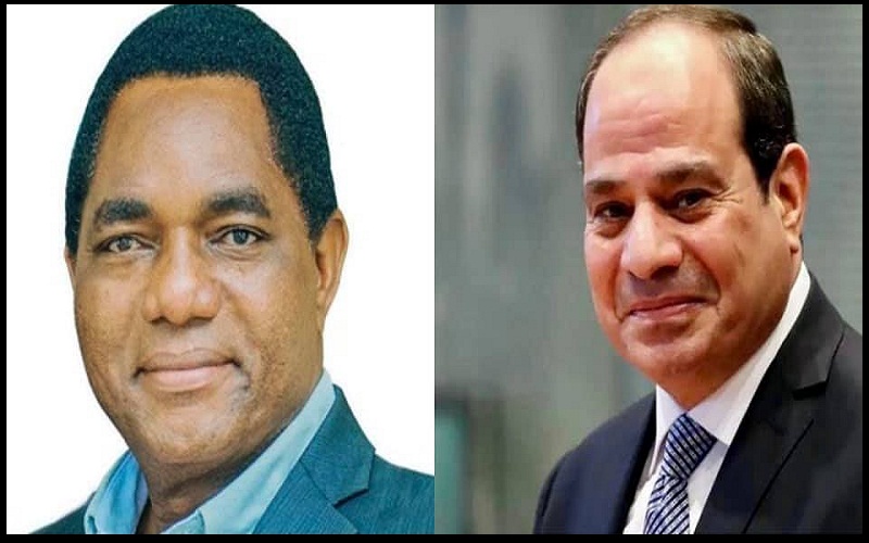 السيسي يهنيء رئيس زامبيا الجديد على الفوز بالانتخابات الرئاسية