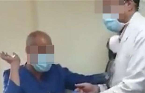 النائب العام يأمر بحبس طبيب وموظف بمستشفى خاص بعد انتشار فيديو أثار الرأي العام 