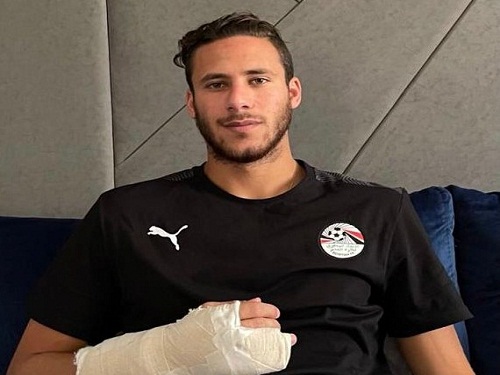 استبعاد رمضان صبحي من بعثة المنتخب المصري للإصابة 
