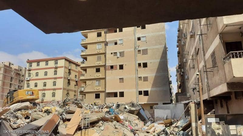 الحبس من سنة الى 3 سنوات لـ 9 متهمين فى واقعة انهيار عقار راح ضحيتة ٢٥ قتيلا

