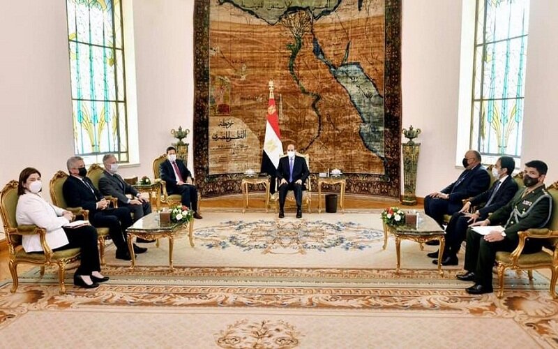 الرئيس السيسي يستقبل نائب رئيس جمهورية البرازيل