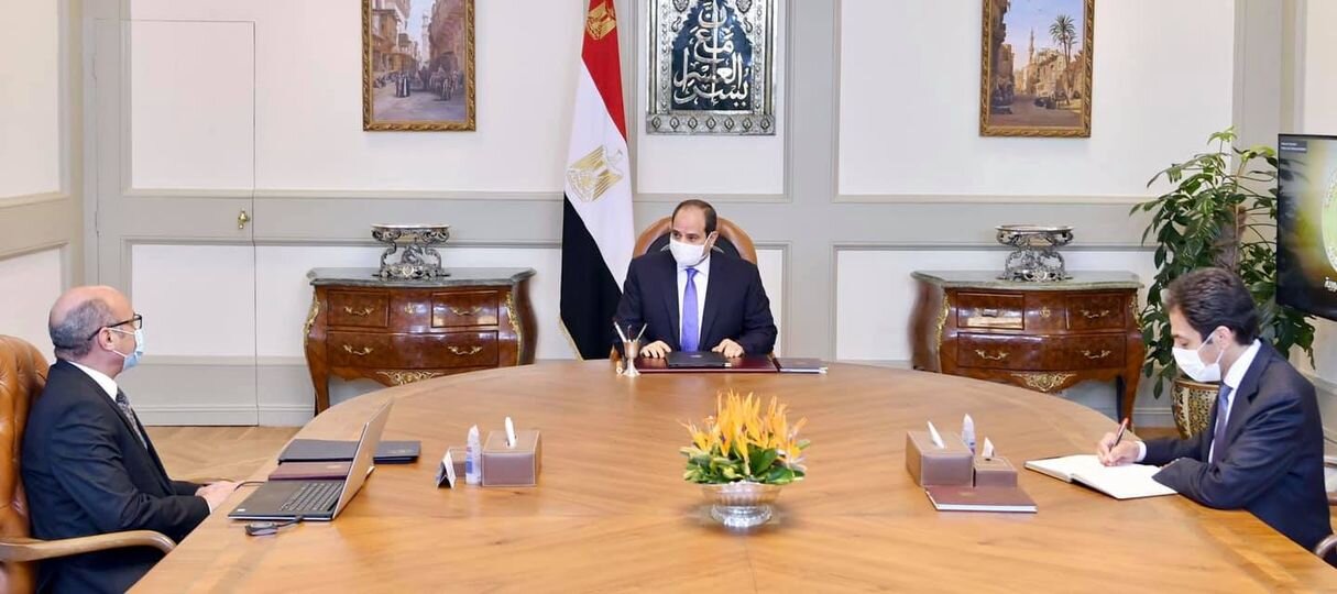 توجيهات رئاسية بتركيز جهود تطوير وميكنة منظومة المحاكم واجراءات التقاضي 

