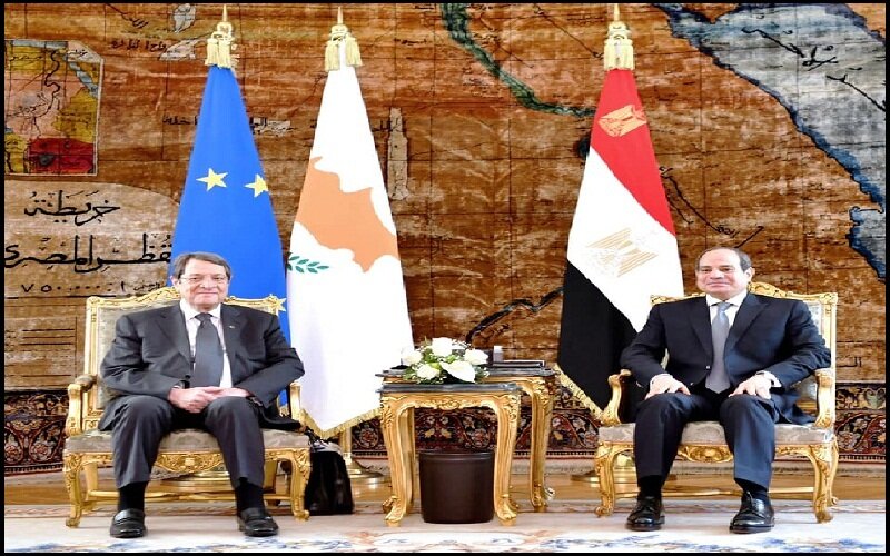 الرئيس السيسي يستقبل الرئيس القبرصي بقصر الاتحادية