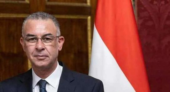 وزير العدل ينعى السفير علاءرشدى
