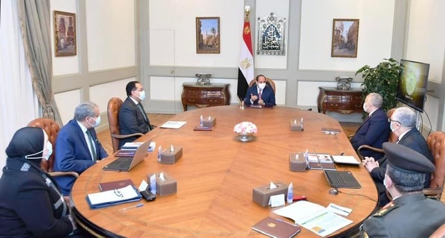 السيسي يطلع على الموقف التنفيذي للمجمع الجديد للصناعات الغذائية 