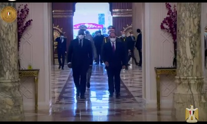  بالفيديو.. مراسم استقبال الرئيس السيسي لنظيره السنغالي
