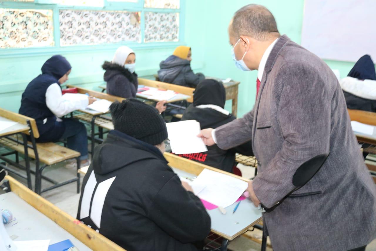 لليوم الثانى على التوالى , هدوء وانتظام وامتحانات بلا مشاكل فى اعدادية قنا 