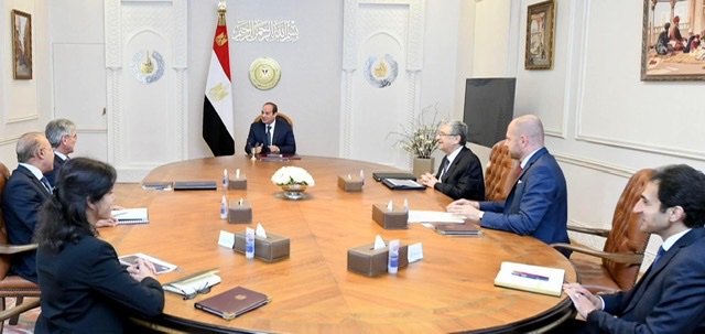 السيسي يبحث مع رئيس شركة 