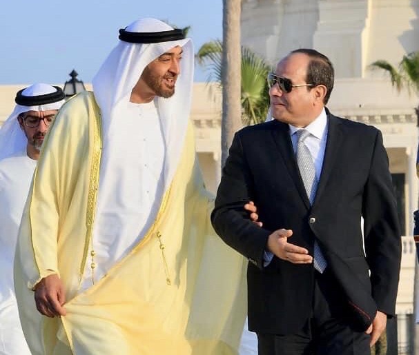 بمناسبة مرور 50 عاما على العلاقات الثنائية .. السيسي : .مصر والإمارات دائما على قلب رجل واحد