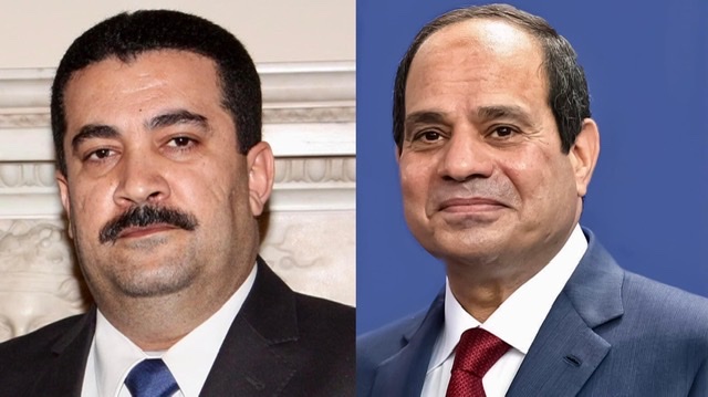 السيسي يهنئ هاتفيًا رئيس وزراء العراق على نيل ثقة البرلمان العراقي