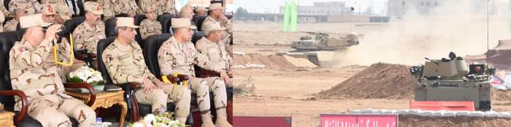 رئيس الأركان يشهد بياناً عملياً للتكتيكات الصغرى والمهارة فى الميدان بالمنطقة المركزية العسكرية