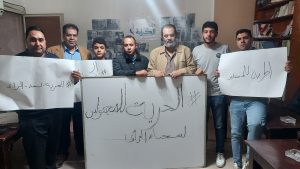 بالصور.. شباب الكرامة يضرب عن الطعام تضامنا مع سجناء الرأى