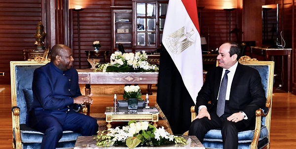 السيسي و رئيس بوروندي يبحثان آفاق تعزيز التعاون المشترك بين البلدين 
