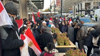 بالصور.. السيسي للجالية المصرية بأمريكا: مصر تعمل  لدعم أبنائها في الداخل والخارج