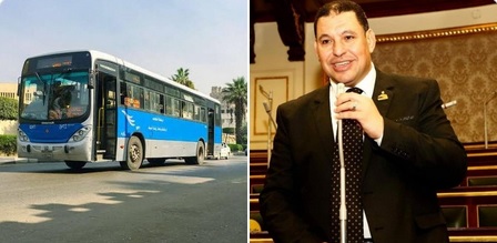 استجابة للأهالي.. عماد الدرجلي يوفر 5 أوتوبيسات نقل عام بالبدرشين
