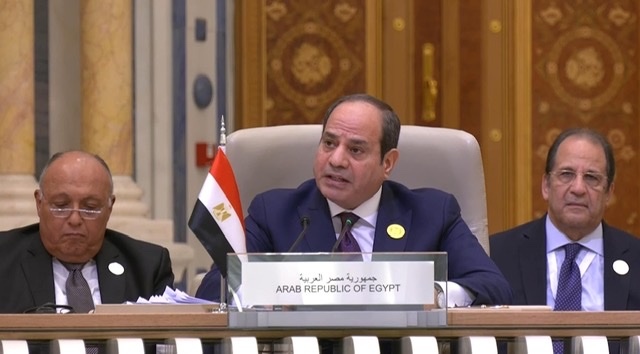 نص كلمة الرئيس السيسي بالقمة العربية الصينية بالرياض
