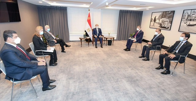 السيسي يستقبل الرئيس التنفيذي لشركة التكريك البلجيكية لبحث آفاق التعاون