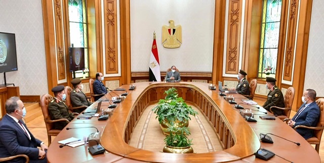 السيسي يتابع الموقف التنفيذي لعدد من مشروعات الهيئة الهندسية على مستوى الجمهورية
