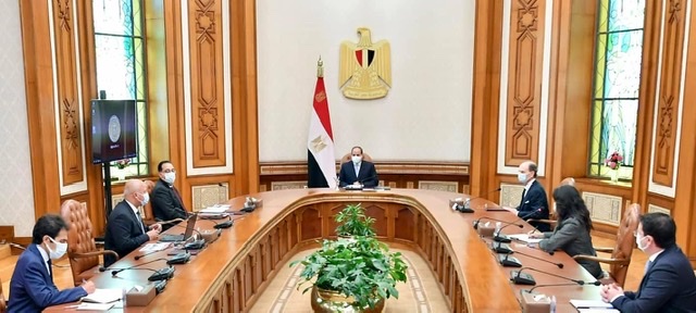 الرئيس السيسي يستقبل رئيس شركة تالجو الإسبانية لصناعة القطارات