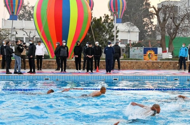 بالصور.. الرئيس السيسي يقوم بجولة تفقدية للكلية الحربية فجرًا