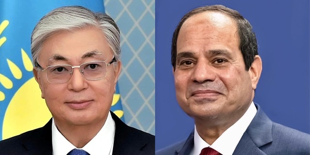 السيسي يتلقي اتصالا هاتفيًا من رئيس جمهورية كازاخستان