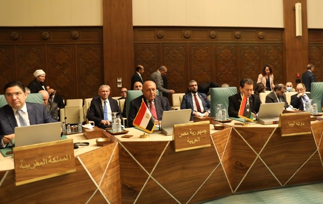 كلمة شكري  في اجتماع الدورة 157  لمجلس الجامعة العربية على المستوى الوزاري