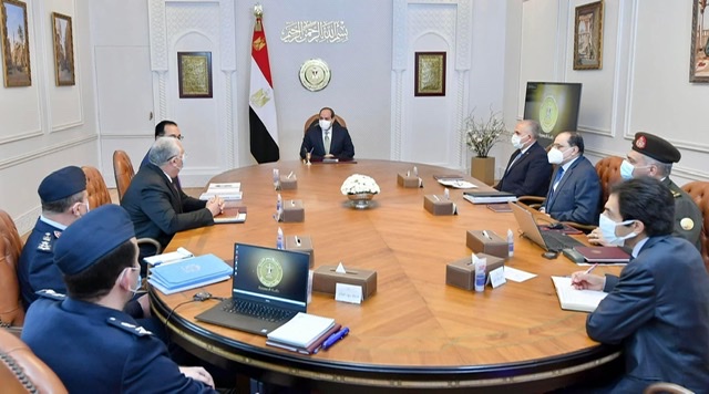 الرئيس يتابع الموقف التنفيذي للمشروع القومي للإنتاج الزراعي 