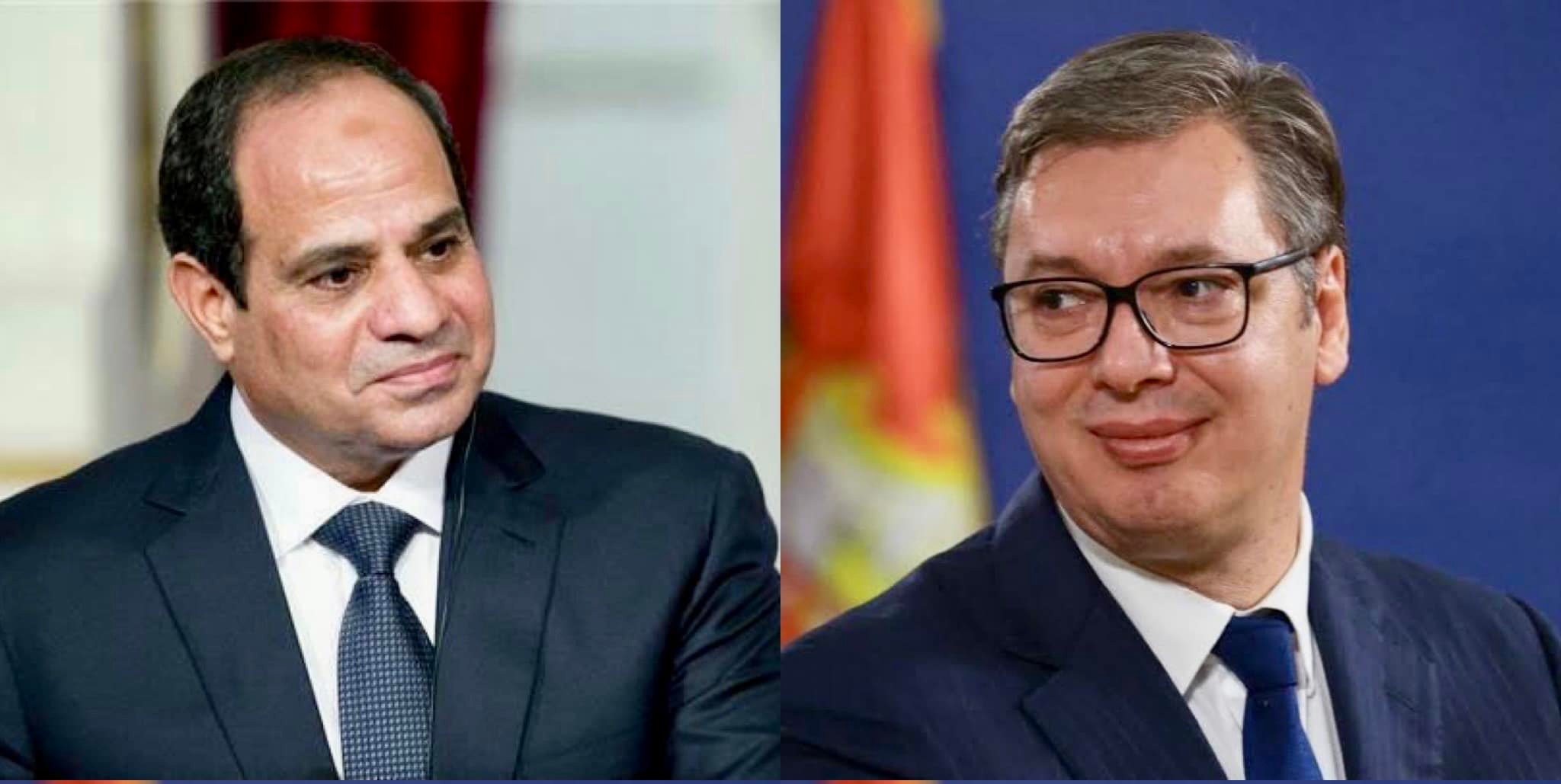 السيسي يهنئ نظيره الصربي بمناسبة فوزه بفترة رئاسية جديدة

