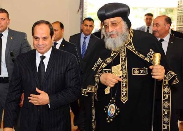 الرئيس السيسي يبعث ببرقية تهنئة إلى البابا تواضروس الثاني بمناسبة عيد القيامة المجيد