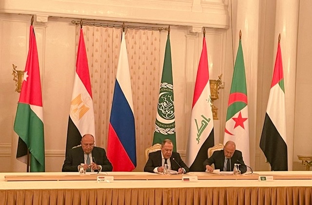 شكري: الدول العربية تدرك خطورة تداعيات الأزمة الروسية الأوكرانية على السلم والأمن الدوليين