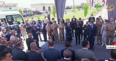 السيسى يفتتح المجمع المتكامل للإنتاج الحيواني والألبان بمدينة السادات