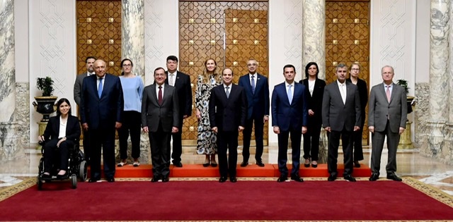 السيسي يستقبل وزراء دول منتدى غاز شرق المتوسط