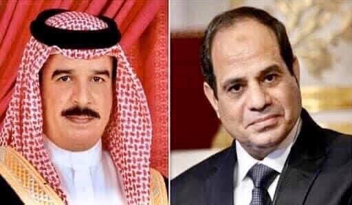 السيسي يتلقي اتصالا هاتفيا من ملك البحرين لبحث العلاقات الثنائية