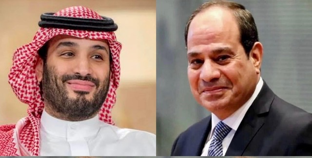 الرئيس السيسي يستقبل ولي العهد السعودي 
