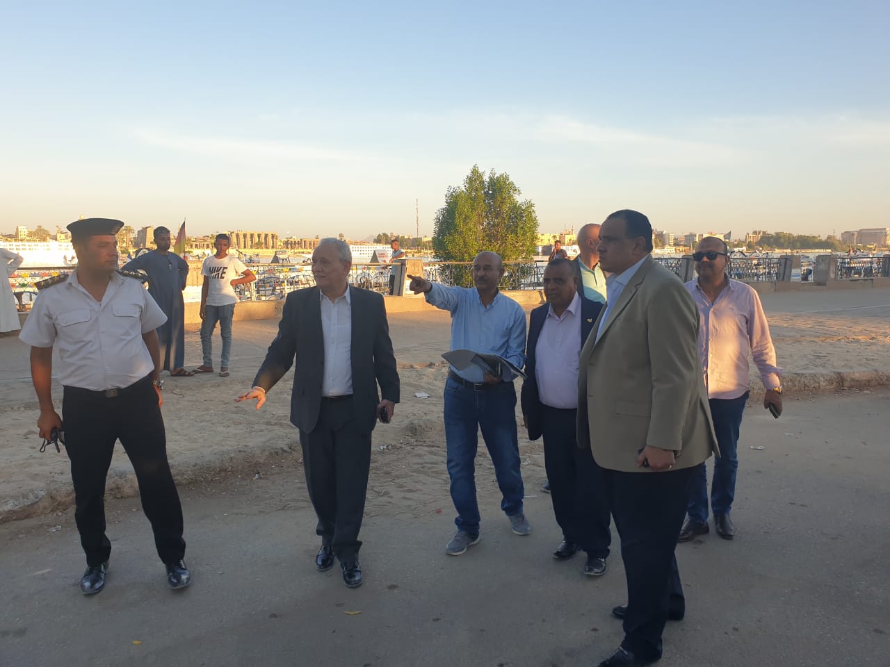 الأقصر تبدأ تنفيذ اكبر مشروع لإنشاء كورنيش البر الغربي بالقرنة