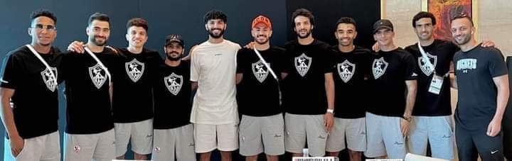 فرجاني ساسي يزور بعثة الزمالك في قطر