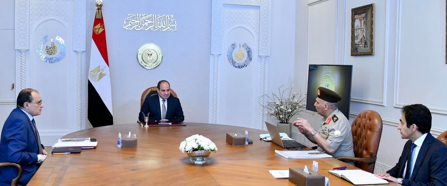 السيسي يوجه بالاستمرار في تعزيز جهود الاستصلاح الزراعي بمشروع 