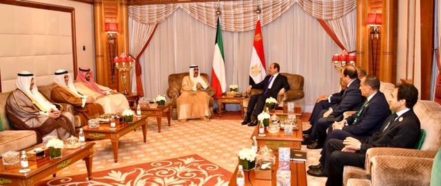 السيسي يلتقي ولي عهد الكويت في جدة 