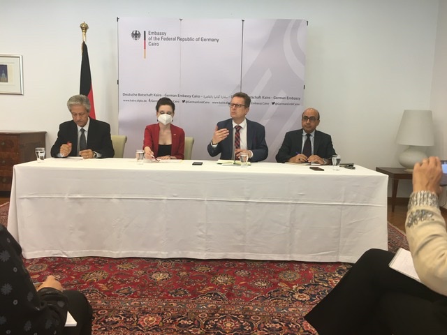 سفير ألمانيا في القاهرة : نؤيد مصر فى موقفها تجاه الأزمة الليبية والقضية الفلسطينية