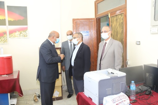 بدء اختبارات القدرات بكليات التمريض والتربية النوعيه والتربيه الرياضية والاعلام بجامعة جنوب الوادي. 