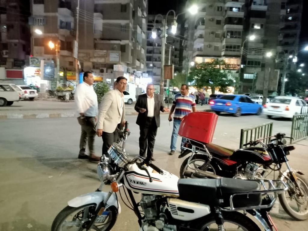 تحرير 10 محاضر خلال حملة مكبرة لرفع وإزالة الاشغالات بمدينة المنيا